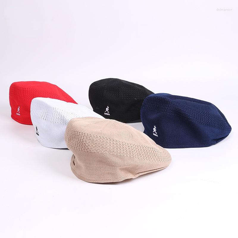 Berets KANGOL 2 Size&5 Colors Retro Summer Thin Black Reverse Painter Hat Trend Korea Version Kangaroo Mesh Breathable Beret, White
Berets KANGOL 2 Size&5 Colors Retro Summer Thin Black Reverse Painter Hat Trend Korea Version Kangaroo Mesh Breathable Beret, White