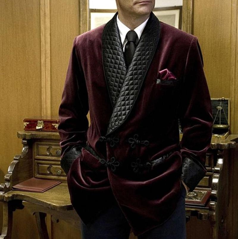 Men's Suits Latest Designs Velvet Smoking Jackets Shawl Lapel Formal Tuxedos Loose Vintage Retro Dinner Party Prom Suit Blazer(1 Jacket), Custom made
Men's Suits Latest Designs Velvet Smoking Jackets Shawl Lapel Formal Tuxedos Loose Vintage Retro Dinner Party Prom Suit Blazer(1 Jacket), Custom made