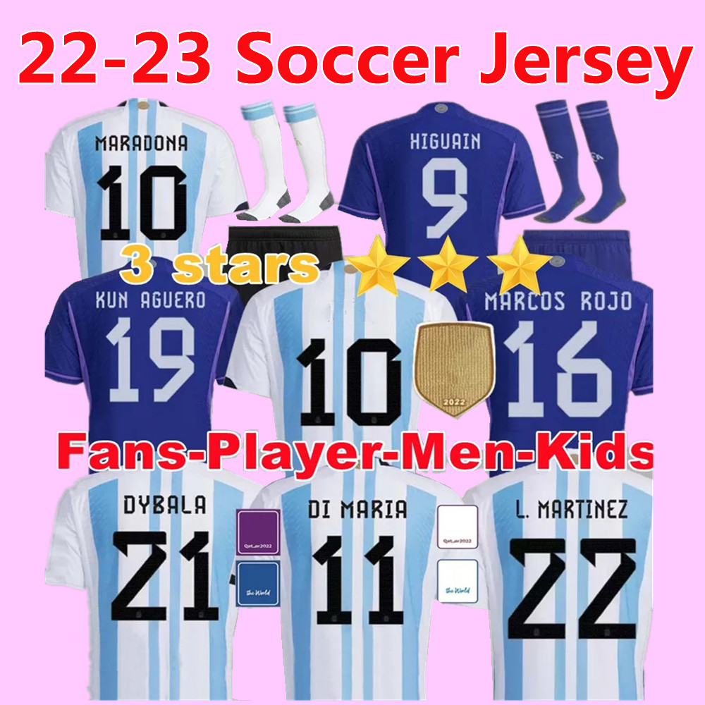 2022 argentina final soccer Jerseys 3 stars world winners DE PAUL Fans player version CAMPEONES DEL NUNDO ALVAREZ di maria 22 23 football shirts cup champions Men Kids, 21
2022 argentina final soccer Jerseys 3 stars world winners DE PAUL Fans player version CAMPEONES DEL NUNDO ALVAREZ di maria 22 23 football shirts cup champions Men Kids, 21