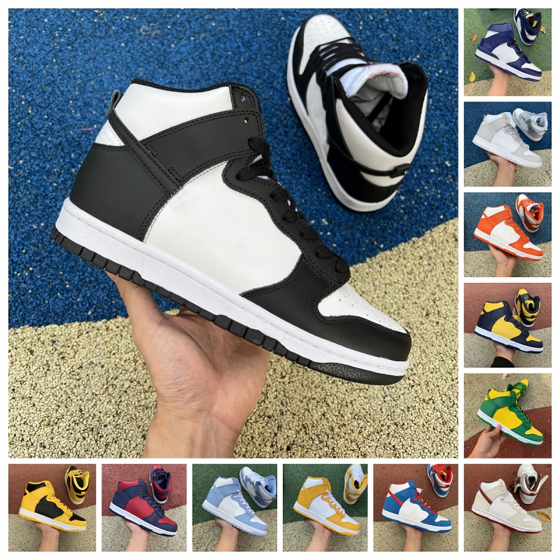 Black White Panda DunkEs High Casual ShOes Men Women Aluminum Vast Grey UNC Pink Prime Syracuse Midnight Navy Varsity Purple Maize University Gold Designer Sneakers, Shoe lace
Black White Panda DunkEs High Casual ShOes Men Women Aluminum Vast Grey UNC Pink Prime Syracuse Midnight Navy Varsity Purple Maize University Gold Designer Sneakers, Shoe lace