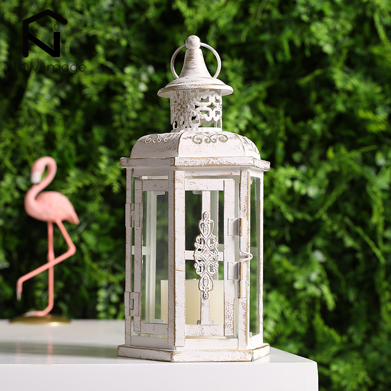 Holders Vintage Candle Holder Lanterns Metal Hanging Decorative Lantern Candleholder Home Decor for Indoor Outdoor Weddings 230208