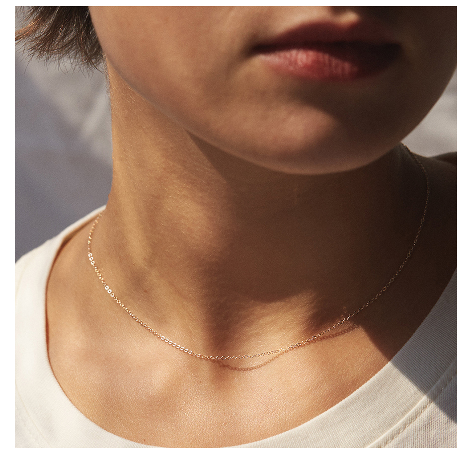 Necklaces Designer Chains for women luxury Necklace Series connection Fashionable items Statement Women Colar Gift Stainless Steel Jewelry Short thin 