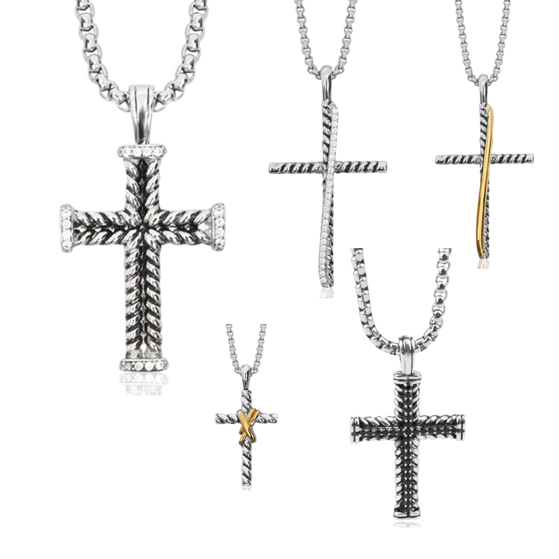 Cross Necklace Black Necklaces Men Pendant Jewelry Designer Diamond High Jewelry Women
Cross Necklace Black Necklaces Men Pendant Jewelry Designer Diamond High Jewelry Women