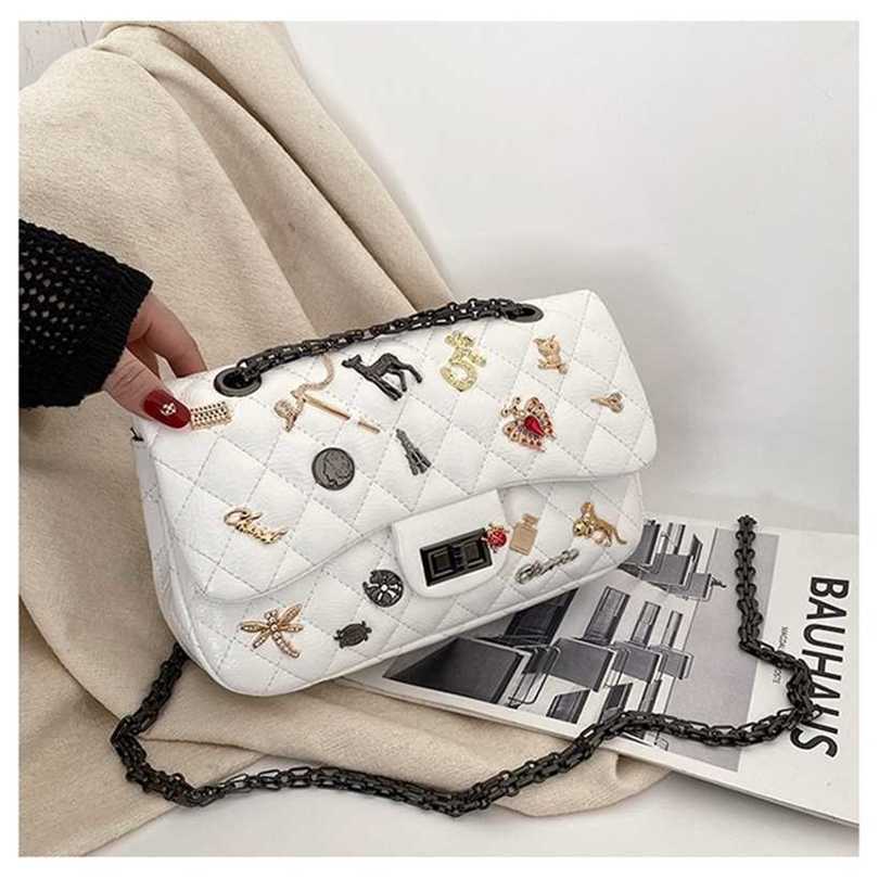 36% OFF Handbag High quality 2023 new bag women's pop small badge diamond lattice embroidered thread chain trend Shoulder Messenger, White7
36% OFF Handbag High quality 2023 new bag women's pop small badge diamond lattice embroidered thread chain trend Shoulder Messenger, White7