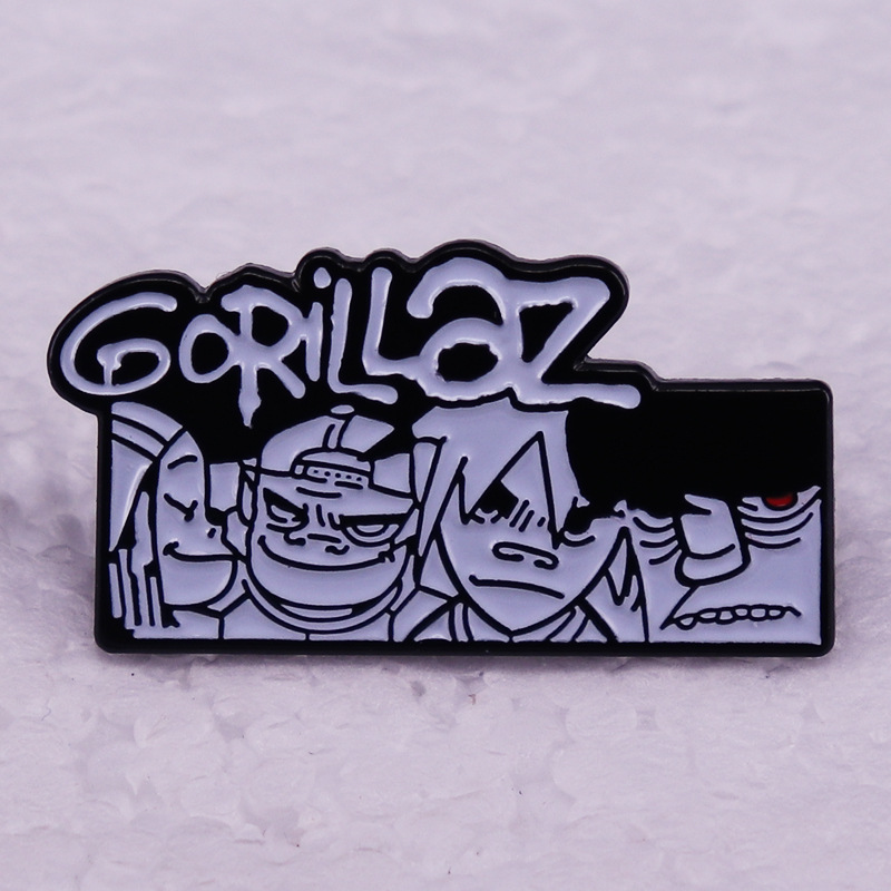 Gorillaz virtual cartoon character rock band brooch music peripheral badge Cute Anime Movies Games Hard Enamel Pins Collect Metal Cartoon Brooch, As picture
Gorillaz virtual cartoon character rock band brooch music peripheral badge Cute Anime Movies Games Hard Enamel Pins Collect Metal Cartoon Brooch, As picture