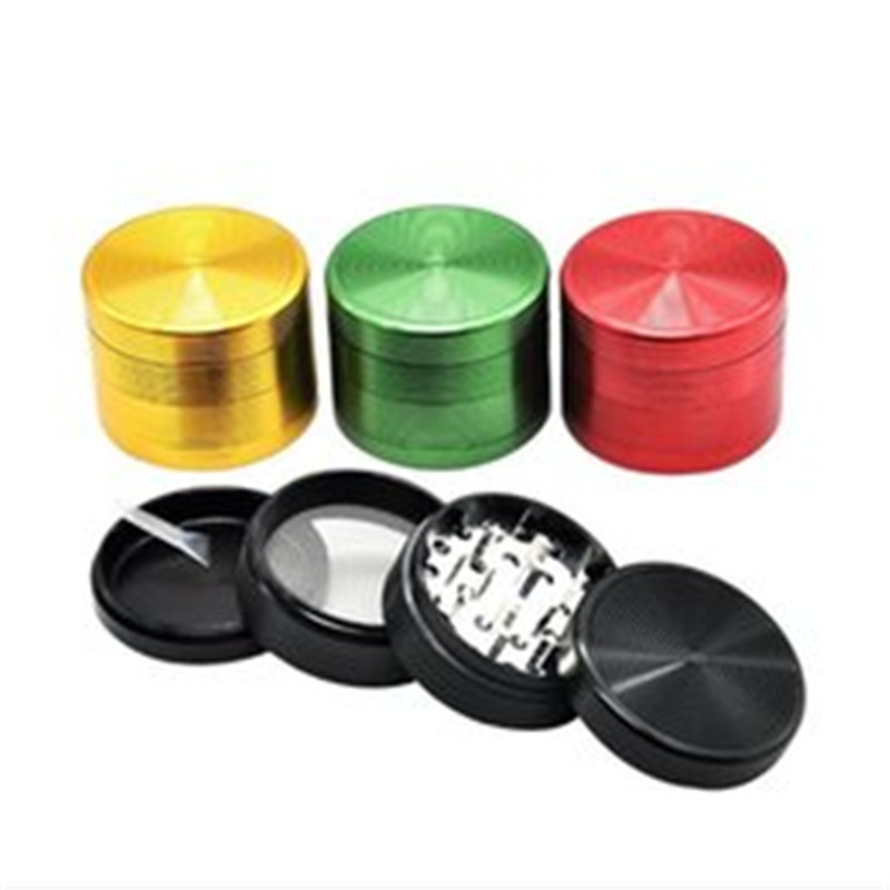 Aluminum alloy smoke grinder, metal smoke grinder, diameter 63mm four layer thread Cigarette Mill
Aluminum alloy smoke grinder, metal smoke grinder, diameter 63mm four layer thread Cigarette Mill