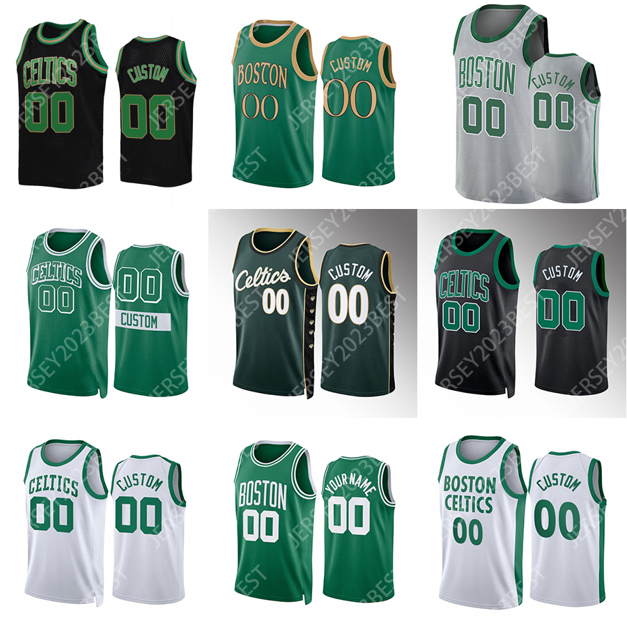 Custom Bostons Celtices Jayson Tatum Basketball Jersey Jaylen Brown Jerseys Larry Bird Marcus Smart Mens Green Black White Men Women Youth Kids 2022
Custom Bostons Celtices Jayson Tatum Basketball Jersey Jaylen Brown Jerseys Larry Bird Marcus Smart Mens Green Black White Men Women Youth Kids 2022