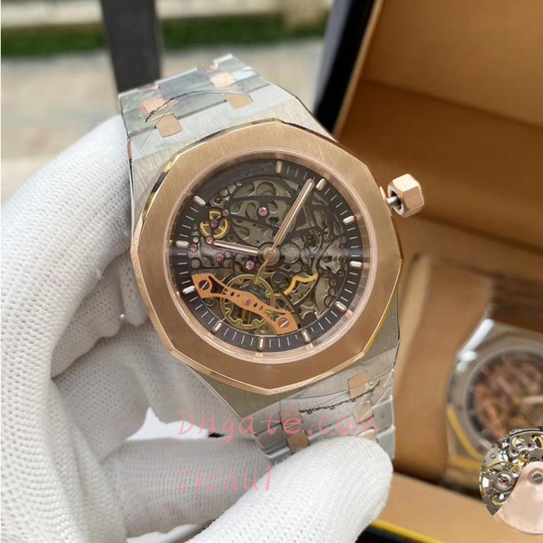 sichu1 Men's automatic mechanical watch 42mm stainless steel designer hollow-out classic fashion sapphire glass luminous waterproof montre de lux watches, Tool
sichu1 Men's automatic mechanical watch 42mm stainless steel designer hollow-out classic fashion sapphire glass luminous waterproof montre de lux watches, Tool