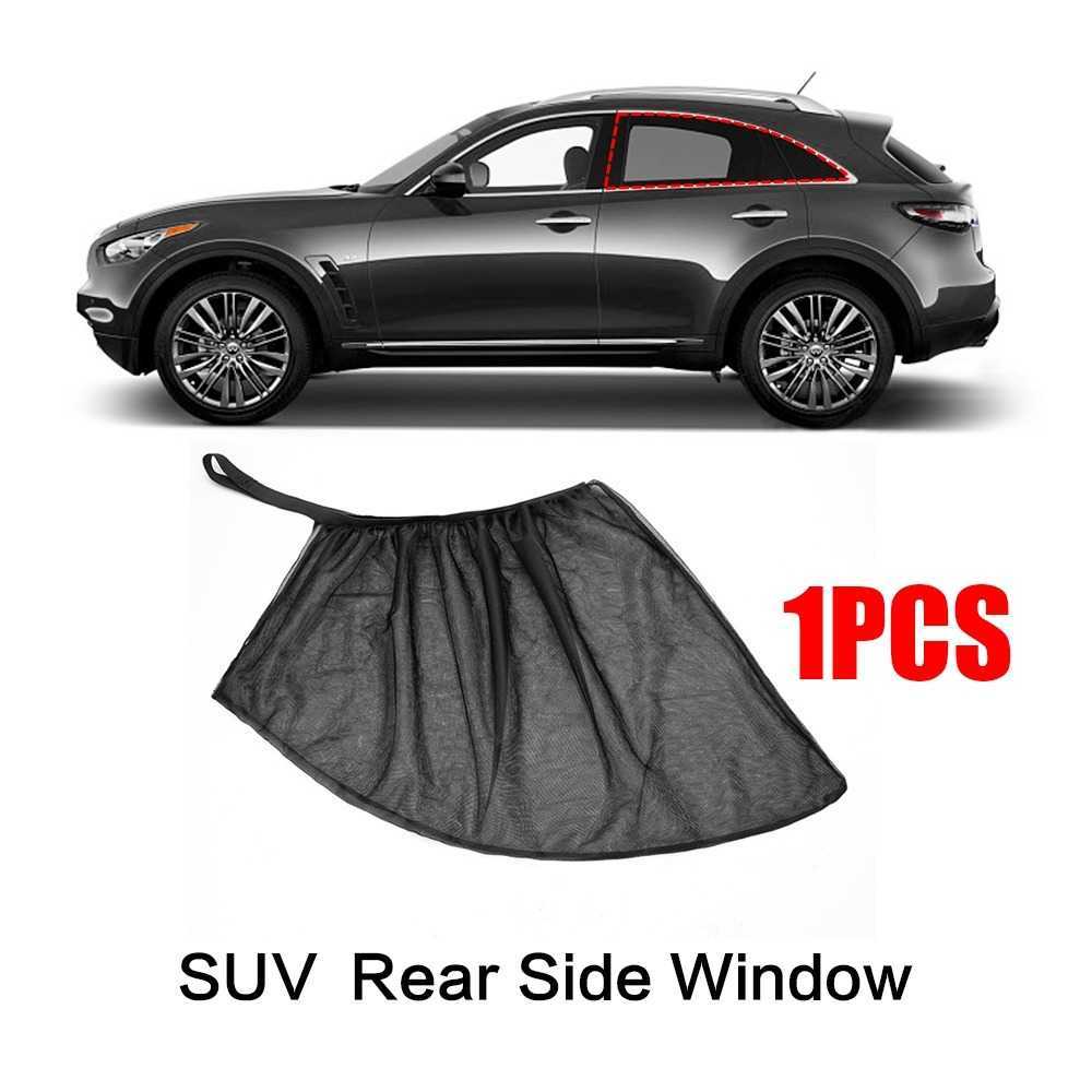 1/2pcs Car Mesh Sunshade Sun Visor Auto UV Protect Curtain Sunshade Mesh SUV Front Side Window Car Mosquito Net for Camping