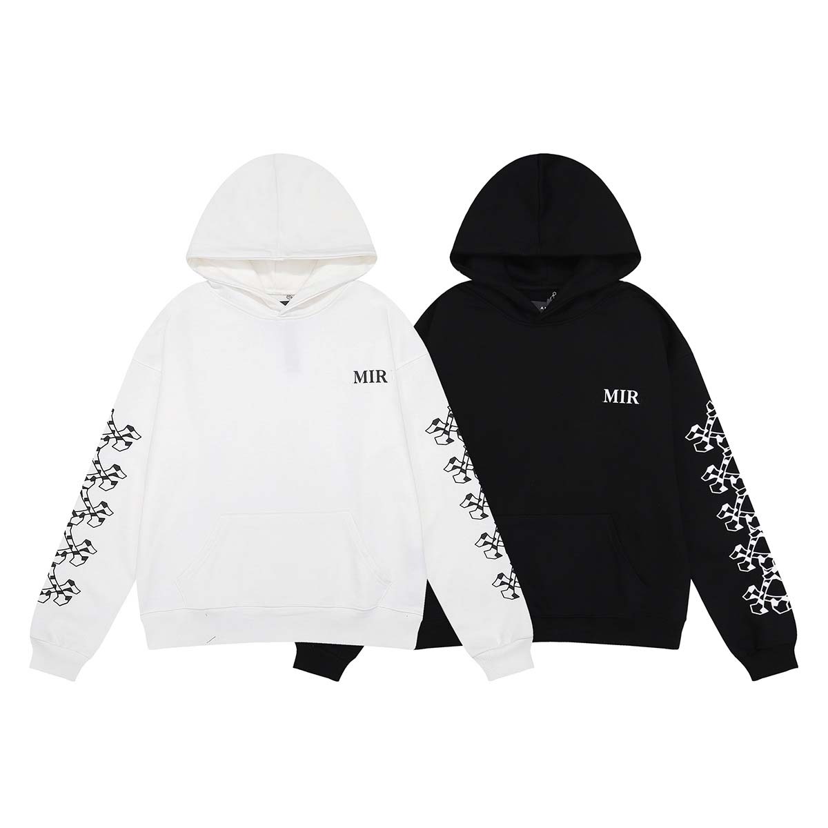 Men's sweater hoodie white bone letter printing unisex pullover cotton sweatshirts, Black
Men's sweater hoodie white bone letter printing unisex pullover cotton sweatshirts, Black