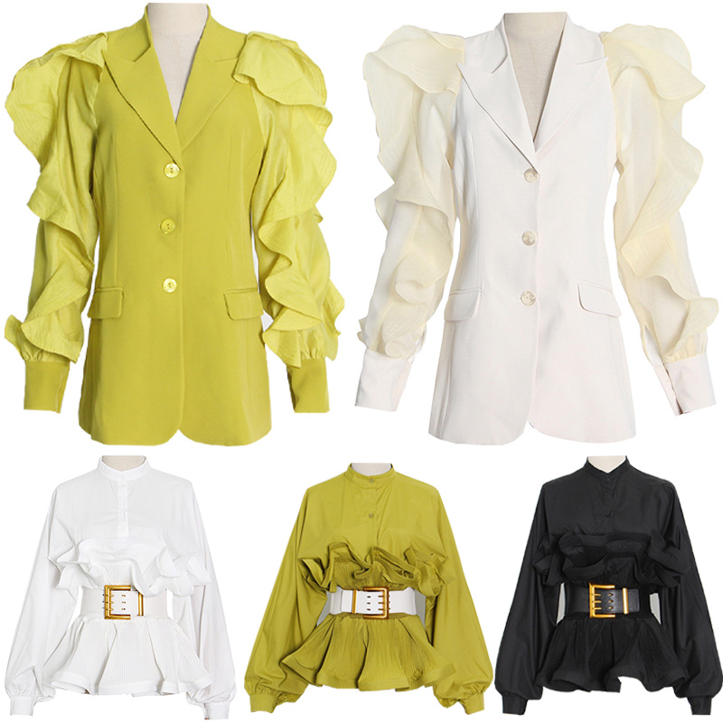 Womens Blouses & Shirts Spring Summer Jackets Thin Outfit Floral Shape Design With Big Belt Blazer Body Suit Holiday Clothes, Extra shipping cost
Womens Blouses & Shirts Spring Summer Jackets Thin Outfit Floral Shape Design With Big Belt Blazer Body Suit Holiday Clothes, Extra shipping cost