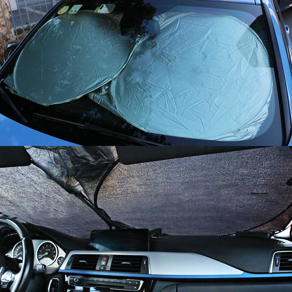 Car Windshield SunShade Cover For Mercedes W124 GLA GLC ML GLB GLK GLE GLS GLC43 Anti UV Sun Visor Protector Auto Accessories