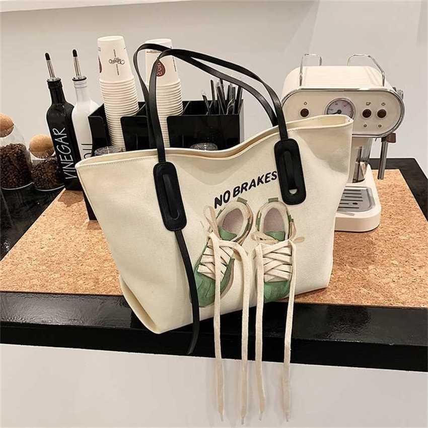 22% OFF Handbag High quality 2023 new bag Canvas women's large capacity personalized shoulder leisure class commuting Tote, Creamy-white
22% OFF Handbag High quality 2023 new bag Canvas women's large capacity personalized shoulder leisure class commuting Tote, Creamy-white