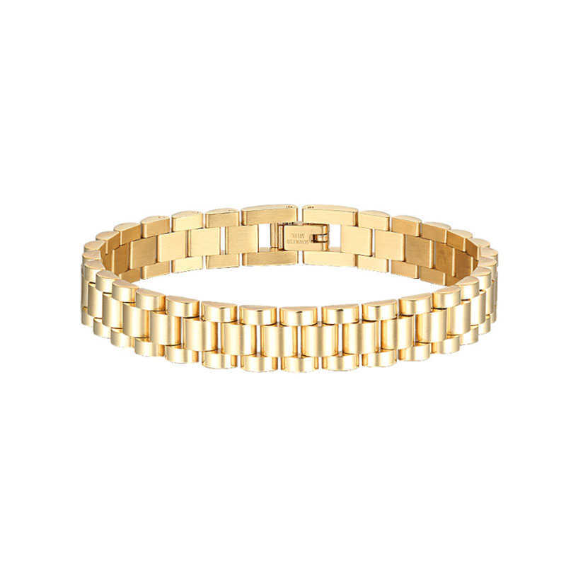 Link Chain Stainless Steel Inexpensive Jewelry Party Companies Women and Men band Link 3 Row Bracelet Chain Wholesale G230208