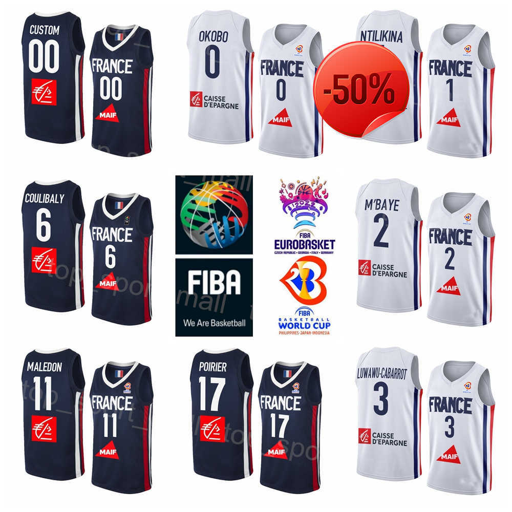 Printed 2022 EuroBasket France Basketball Jersey National Team 7 Guerschon Yabusele Evan Fournier Victor Wembanyama Rudy Gobert Vincent, With eurobasket patch
Printed 2022 EuroBasket France Basketball Jersey National Team 7 Guerschon Yabusele Evan Fournier Victor Wembanyama Rudy Gobert Vincent, With eurobasket patch