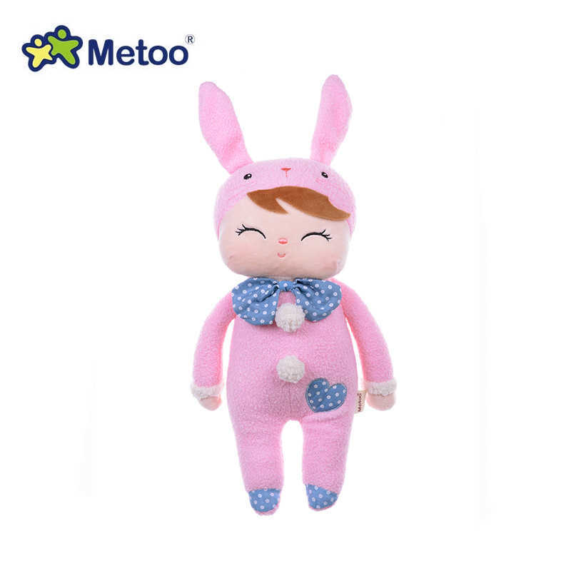 Bath Toys Metoo Doll Plush Toys For Girls Baby Kawaii Mother and Kid Style 2 Piece Angela For Children Christmas Birthday GiftJ230210