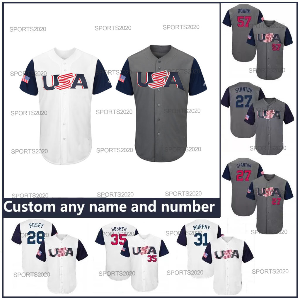 2023 World Baseball Classic WBC USA Jerseys Tim Anderson Trea Turner Cedric Mullins Mark DeRosa Will Smith Miles Mikolas Adam Wainwright David Bednar Merrill Kelly, Women white
2023 World Baseball Classic WBC USA Jerseys Tim Anderson Trea Turner Cedric Mullins Mark DeRosa Will Smith Miles Mikolas Adam Wainwright David Bednar Merrill Kelly, Women white