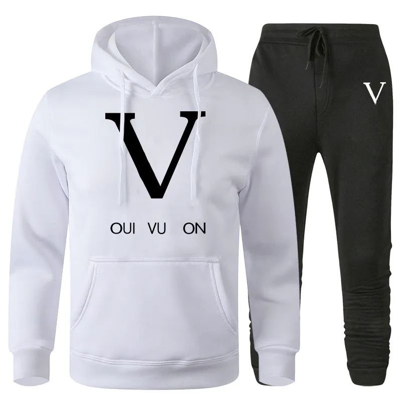 Fashion autumn winter Men's Tracksuits women designer clothes Sets Hoodie Pants jacket Casual Sweatshirt tech fleece Louishoodies joggers Printing SweatSuit