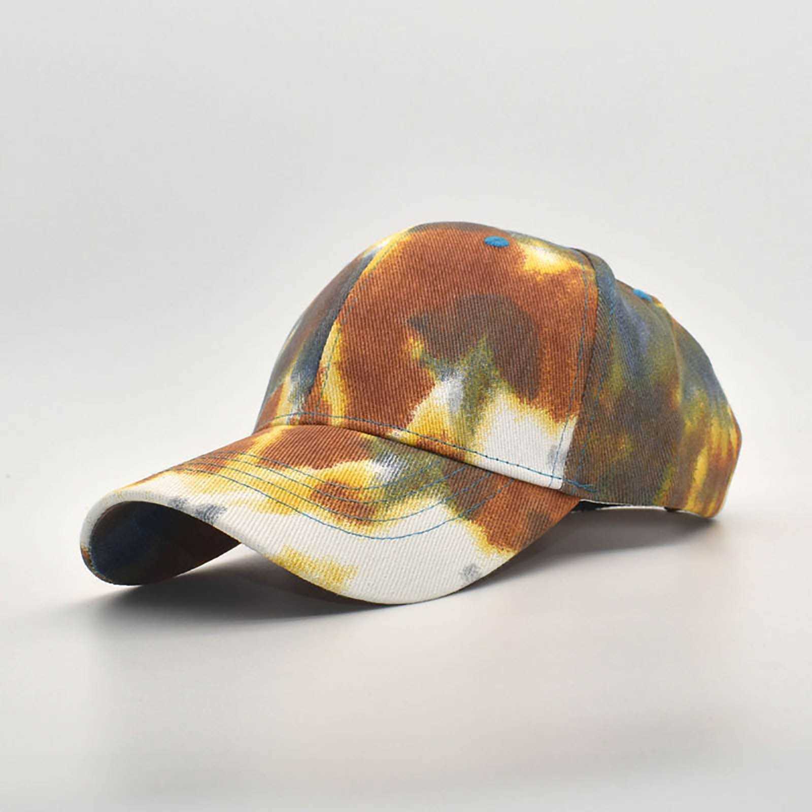 Ball Caps Cap Pack Tie Dye Baseball Cap Men's And Women's Fashion Trend Duck Cap Spring And Summer Outdoor Casual Fitted Dad Hats for Men G2