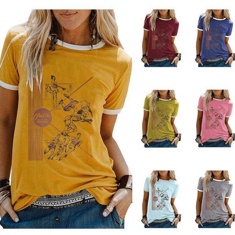 Womens Color Contrasting Stripe Pee Tee Chee All Seakon Portfolio Short Sleeve, Color6
Womens Color Contrasting Stripe Pee Tee Chee All Seakon Portfolio Short Sleeve, Color6