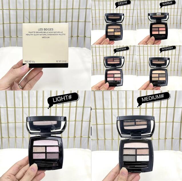 Les Beiges 5 colors Eye Shadow Palette Regard Belle Mine Naturelle Healthy Glow Natural Eyeshadow Palettes 4.5g Beauty Makeup Medium Light Deep Warm Intense