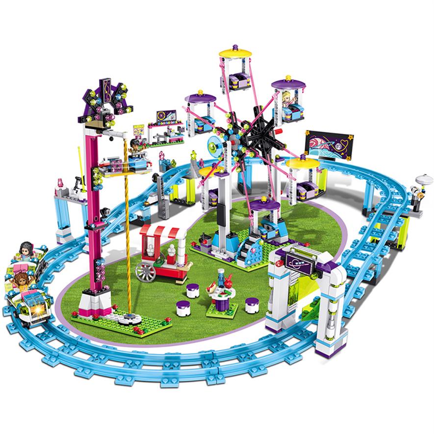 Building Blocks Compatible Friends Roller Coaster Heartlake City Amusement Park Bricks Set Toys for Girls Boys Model Kit X0102292O
Building Blocks Compatible Friends Roller Coaster Heartlake City Amusement Park Bricks Set Toys for Girls Boys Model Kit X0102292O