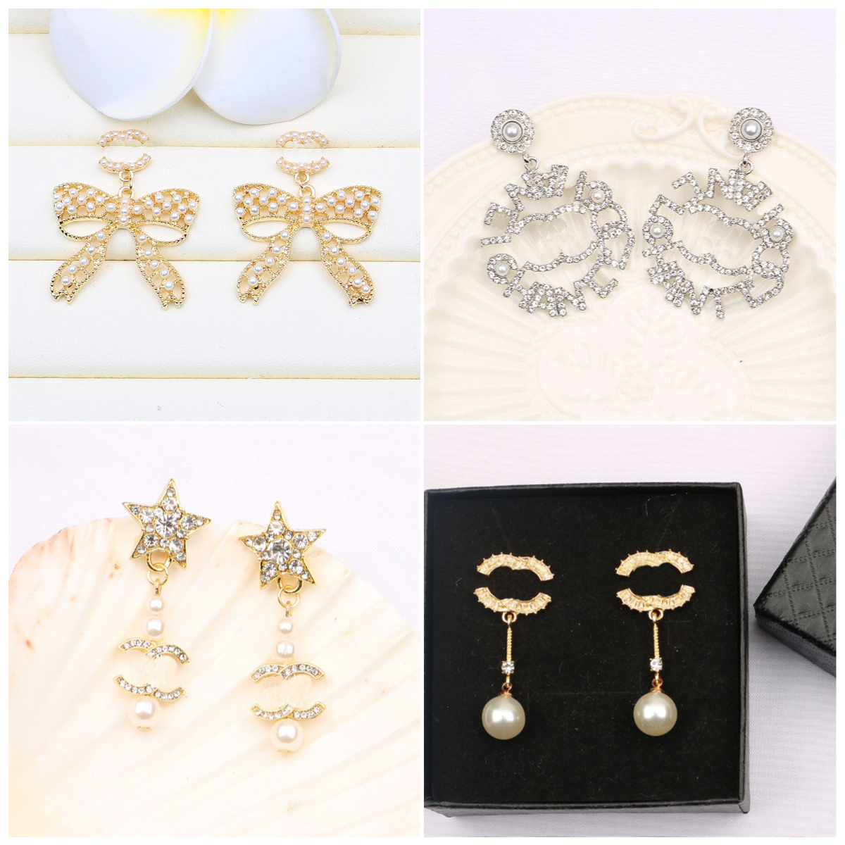 Classic Style Ear Studs Designers Earring 18K Gold Plated Studs Earrings Designer Womens Crystal Wedding Party Jewelry Gift Wholesale Luxury jewelry gifts
Classic Style Ear Studs Designers Earring 18K Gold Plated Studs Earrings Designer Womens Crystal Wedding Party Jewelry Gift Wholesale Luxury jewelry gifts