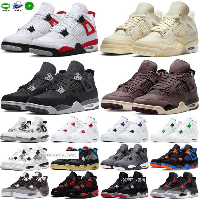 4 4s Mens Basketball Shoes Military Black Cat Canvas University Blue Red Thunder Men Women Trainers Outdoor Sports S OG air shoe, Sku_#12 40-47
4 4s Mens Basketball Shoes Military Black Cat Canvas University Blue Red Thunder Men Women Trainers Outdoor Sports S OG air shoe, Sku_#12 40-47