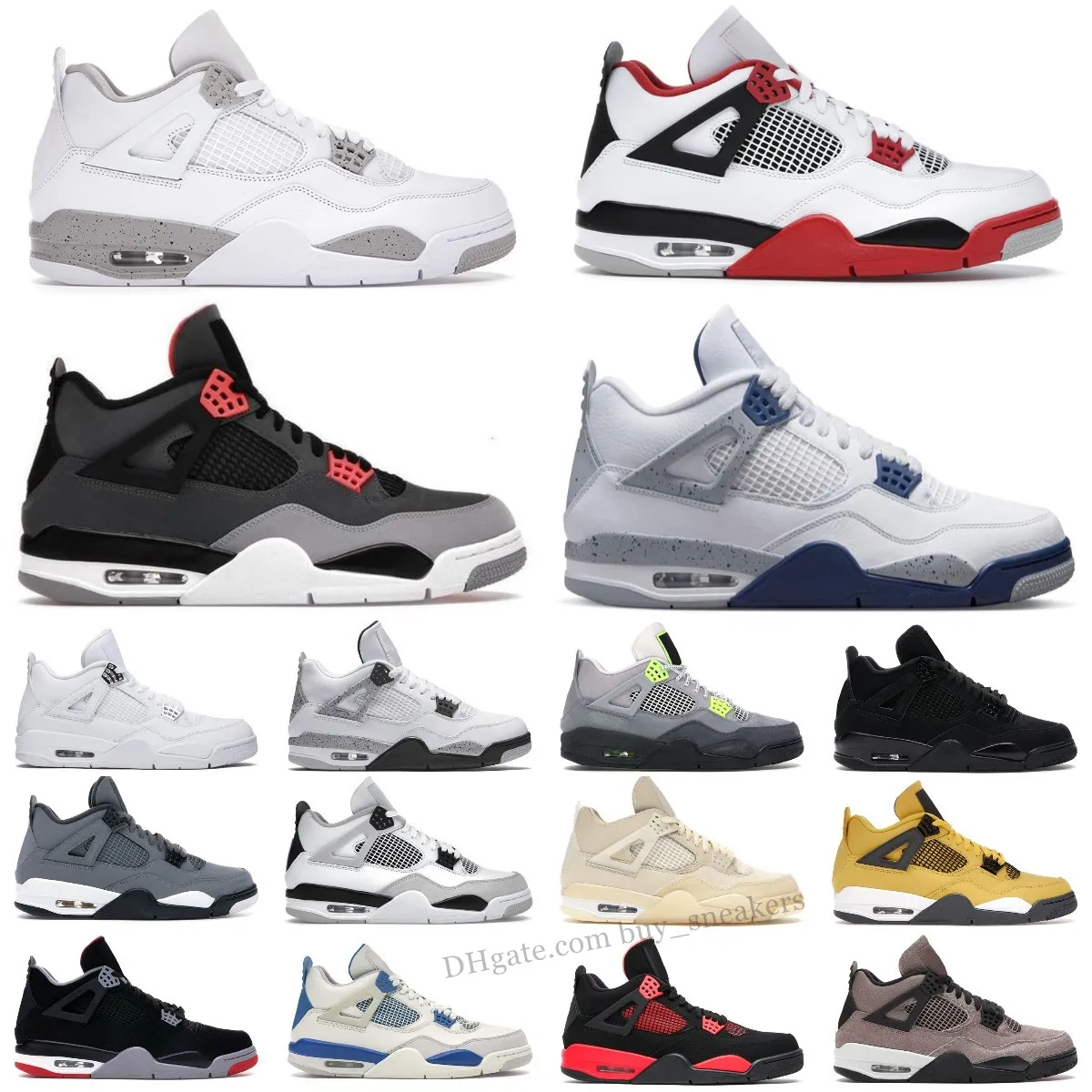 Quality Jumpman 4 Retro Basketball Shoes Men Women 4s Military Black Cat University Blue Red Thunder White Oreo Midnight Navy Canvas Men, 4021
Quality Jumpman 4 Retro Basketball Shoes Men Women 4s Military Black Cat University Blue Red Thunder White Oreo Midnight Navy Canvas Men, 4021