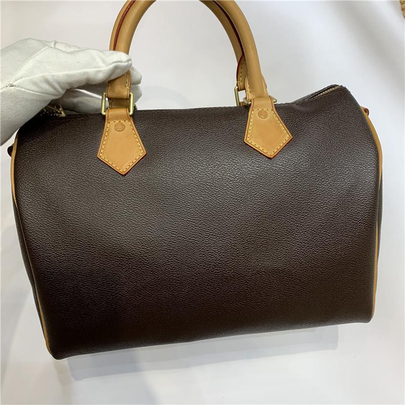 40390/40391/40392 Speedy handbags Women messenger bag Classic Luxury Designer Crossbody Bags Lady Totes With Key Lock Shoulder Strap Dust Bags Purse 25/30/35cm, White grid
40390/40391/40392 Speedy handbags Women messenger bag Classic Luxury Designer Crossbody Bags Lady Totes With Key Lock Shoulder Strap Dust Bags Purse 25/30/35cm, White grid