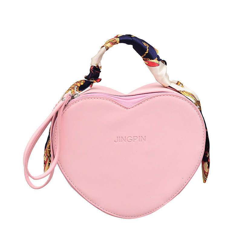 Evening Bags Heartshaped n Fashion Women Shoulder Bag PU Leather Women's Crossbody Messenger Ladies Purse Female Bolsa Handbag 230210