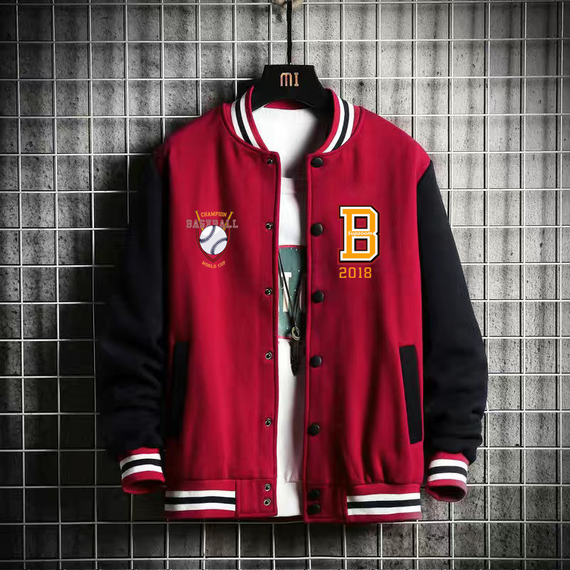 Mens Jackets Supzoom Arrival Letter Rib Sleeve Cotton Fashion Single Breasted Casual Bomber Baseball Jacket Loose Cardigan Coat 230210