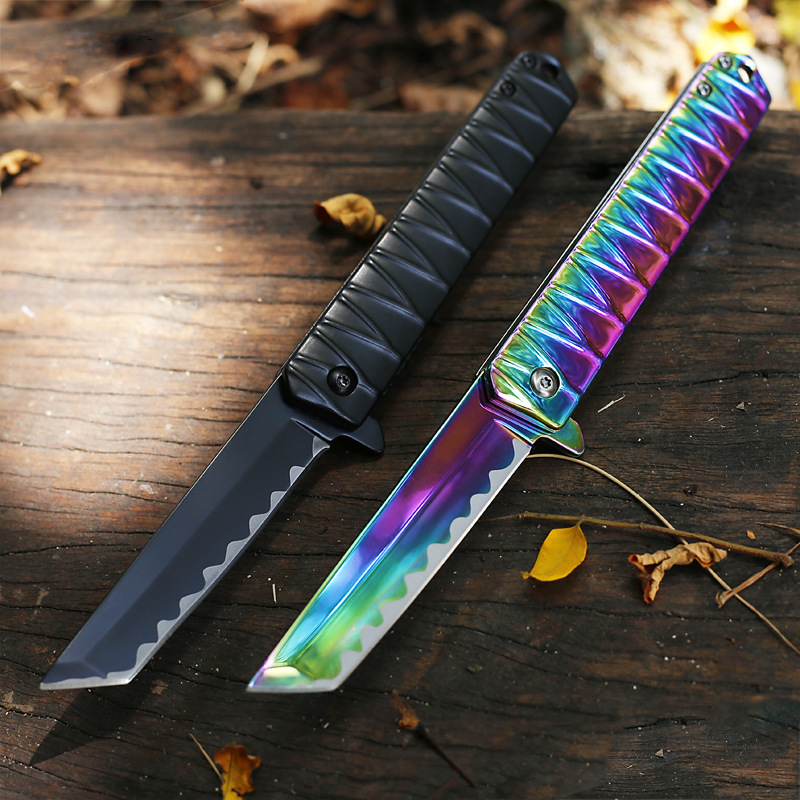Outdoor Tactical Folding Knife Mini Camping Portable Self-defense Life Saving Pocket Knives EDC Tool
