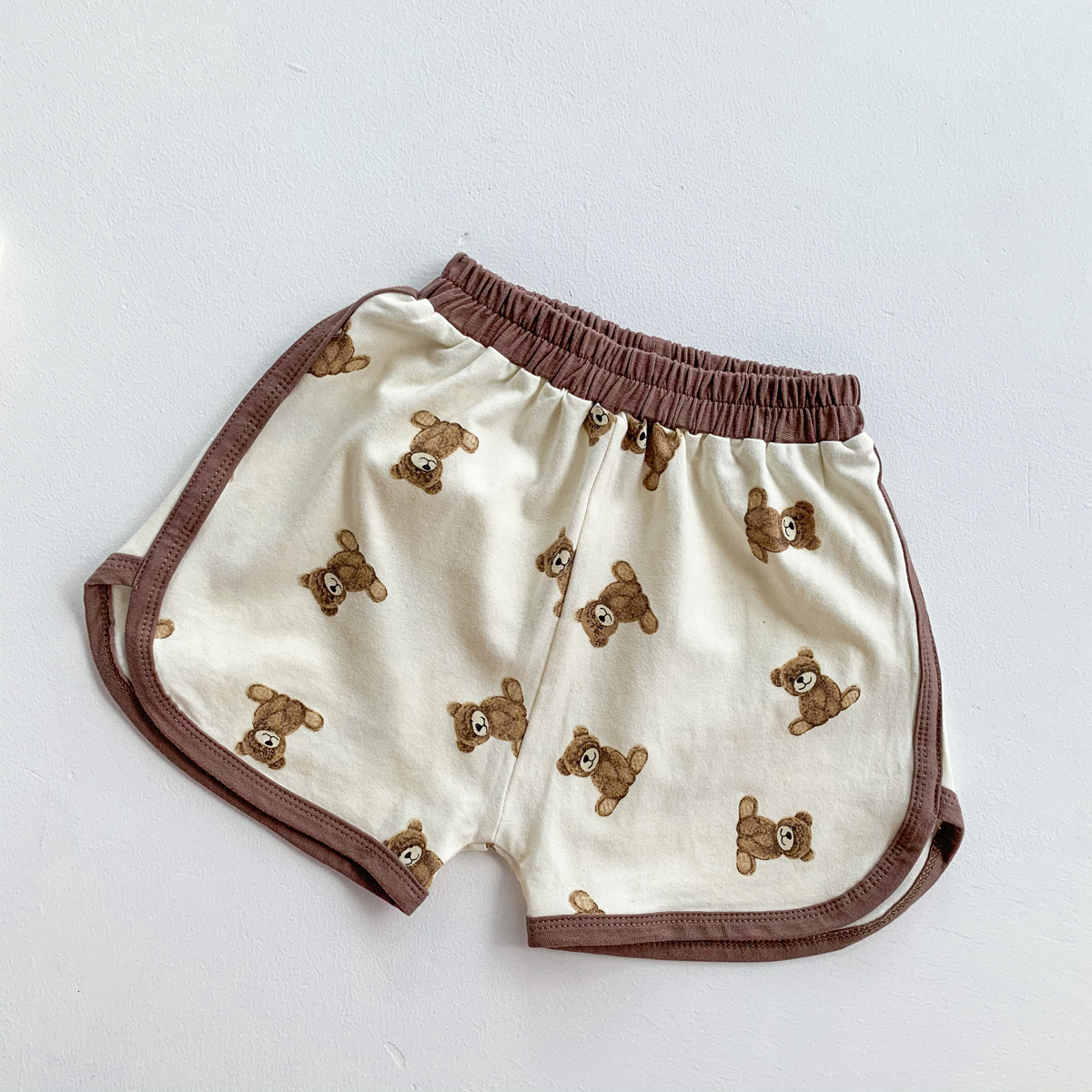 Clothing Sets VISgogo Baby Girls Boys Summer Clothes Cute Bear Print Outfit Short Sleeve T shirt Tops Shorts Casual Two Pieces Set 230209