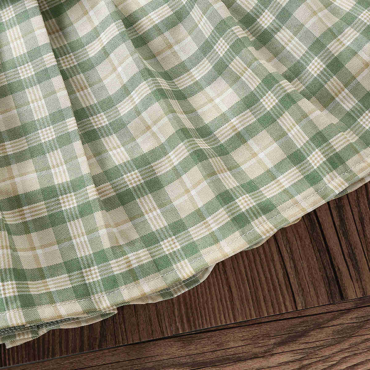 Clothing Sets Kids Preppy Suits for Girls Summer Sets Baby Short Sleeve TShirt Plaid Skirt School Costume Children Clothing 6 8 10 12 Years W230210
