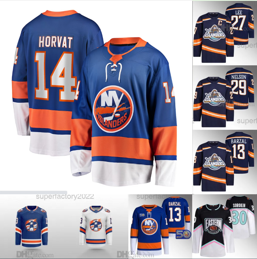 

14 Bo Horvat Islanders Reverse Retro New York All-Star jersey Brock Nelson Ilya Sorokin Mathew Barzal Anthony Beauvillier Anders Lee Matt Martin Clutterbuck, White women s-xxl