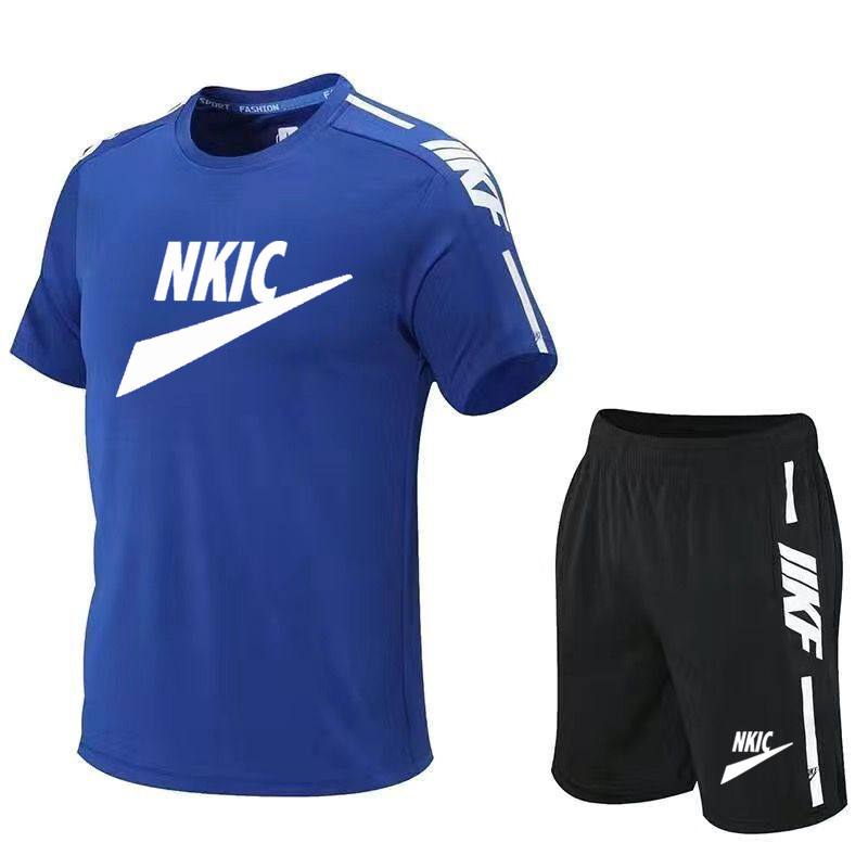 Summer Tracksuits men's fashion Brand sportswear Jogging Blue T-shirt suit Street beach shorts T-shirt sports ball suit casual suit men's suit Plus Size -5XL, Black 2
Summer Tracksuits men's fashion Brand sportswear Jogging Blue T-shirt suit Street beach shorts T-shirt sports ball suit casual suit men's suit Plus Size -5XL, Black 2
