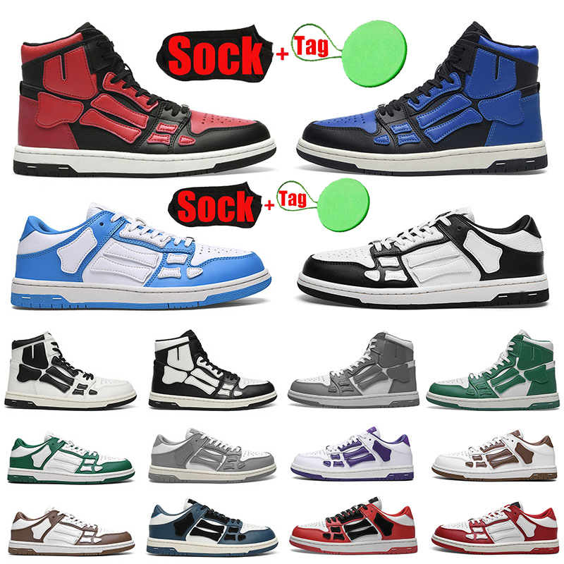 Designer Amiri Skel Top Low Casual Shoes White Orange Men Women Top Green Black Light Grey Black Trainers Sneakers, Colour# 1
Designer Amiri Skel Top Low Casual Shoes White Orange Men Women Top Green Black Light Grey Black Trainers Sneakers, Colour# 1