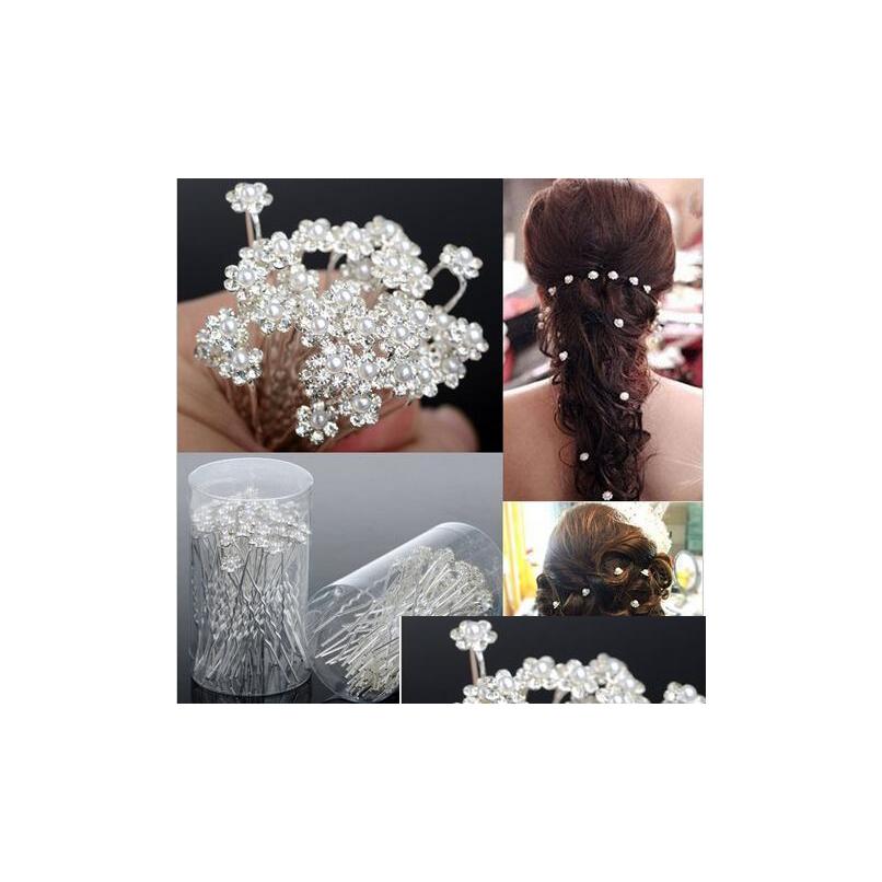 Headpieces Wedding Accessories Bridal Pearl Hairpins Flower Crystal Rhinestone Hair Pins Clips Bridesmaid Women Jewelry Drop Deliver Dhtri
Headpieces Wedding Accessories Bridal Pearl Hairpins Flower Crystal Rhinestone Hair Pins Clips Bridesmaid Women Jewelry Drop Deliver Dhtri