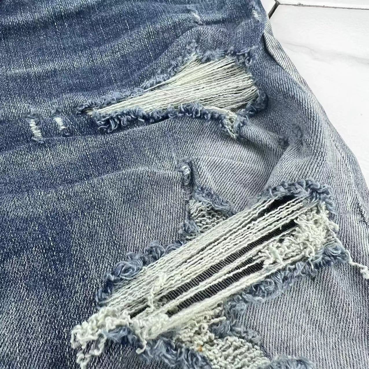 Men's Jeans designer HM595 Mens jeans black cargo pants Designer skinny stickers light wash ripped motorcycle joggers true religions Casual, Blue
Men's Jeans designer HM595 Mens jeans black cargo pants Designer skinny stickers light wash ripped motorcycle joggers true religions Casual, Blue