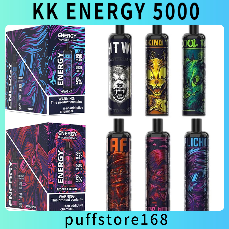 Authentic KK Energy 5000 Puff Disposable E cigarettes 5000 Puffs Vape Pen 12ml Pre-filled Mesh Coil Pods Cartridge 850mAh Rechargeable Battery Vaporizers vapes
Authentic KK Energy 5000 Puff Disposable E cigarettes 5000 Puffs Vape Pen 12ml Pre-filled Mesh Coil Pods Cartridge 850mAh Rechargeable Battery Vaporizers vapes