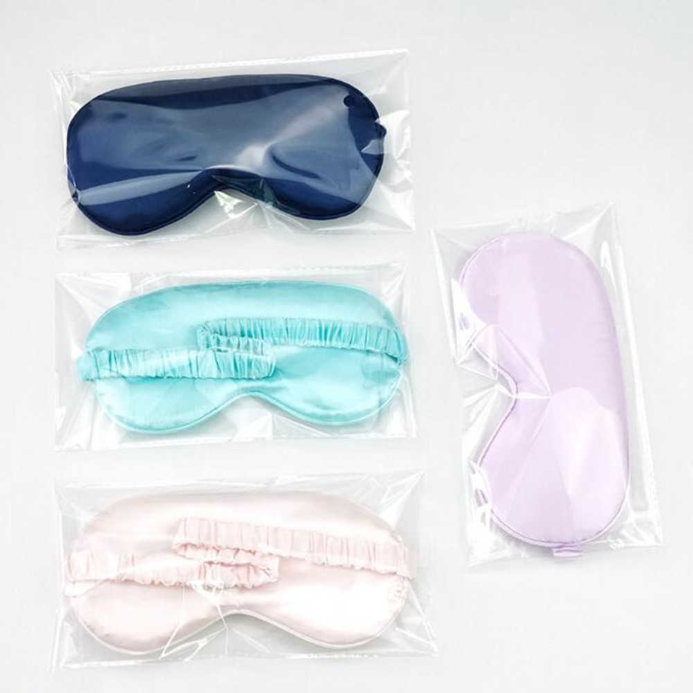 16 Colors Blue Pink Silk Sleep Masks Rest Shading Eye Mask Padded Shade Cover Eyepatch Travel Relax Aid Blindfolds Eyemask Mascaras De Seda Para Dormi