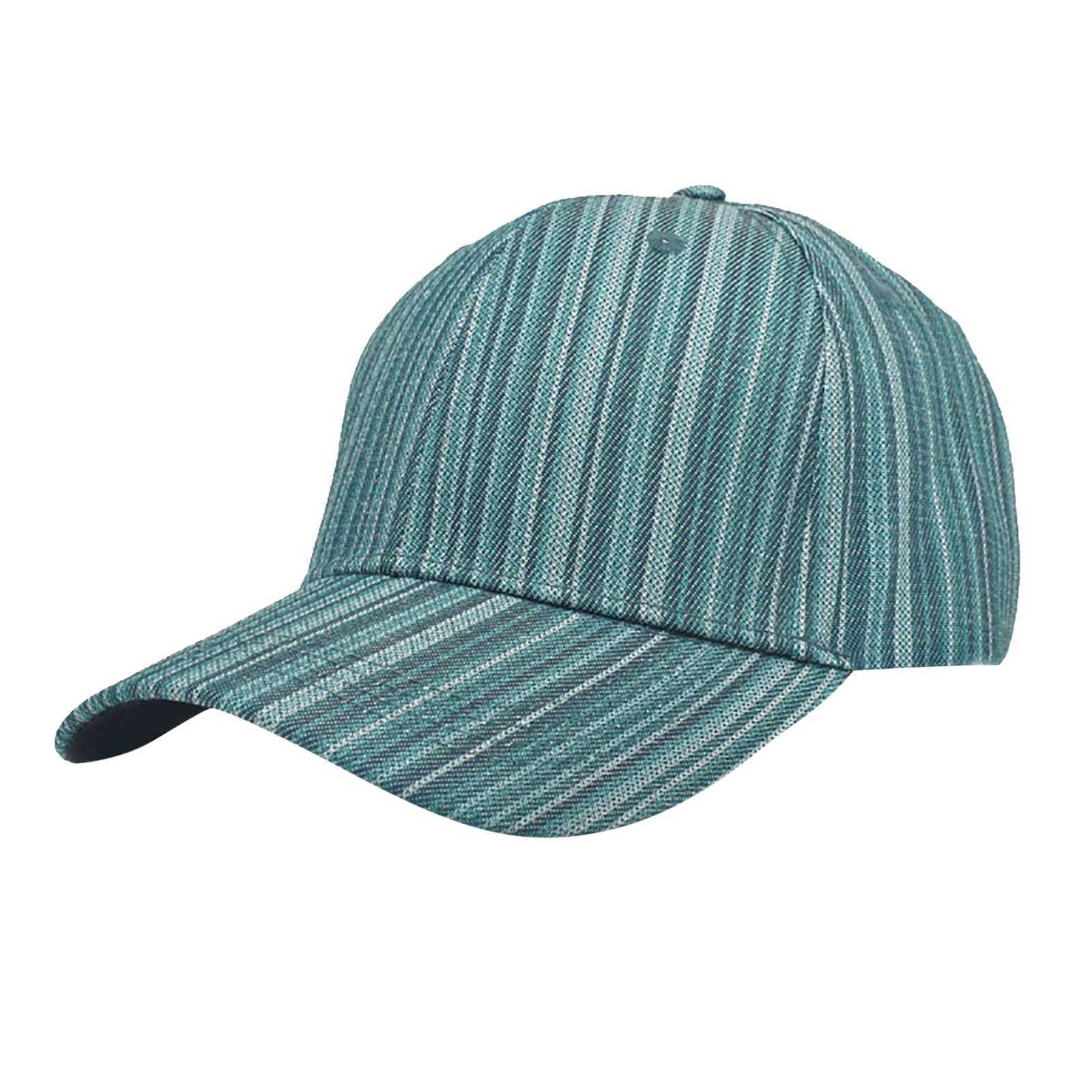 Ball Caps New Baseball Cap Women's Japanese Fashion Striped Cap Men's Cotton Spring Travel Sun Visor G230209