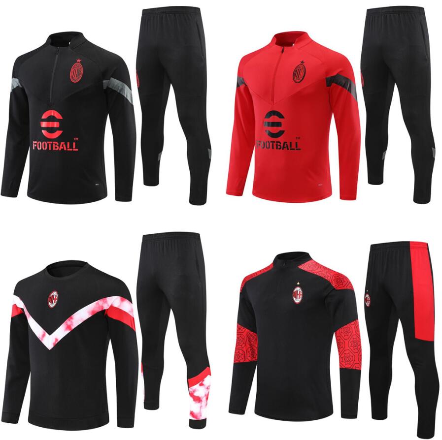 AC milanS designer Half Zipper tracksuit retro tuta maglia jersey training survetement camiseta jerseys chandal kit 21 22 23 football men and kids uomo calcio
AC milanS designer Half Zipper tracksuit retro tuta maglia jersey training survetement camiseta jerseys chandal kit 21 22 23 football men and kids uomo calcio