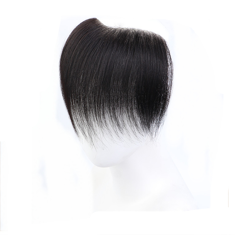 Synthetic s Frontal Hairpiece for Men Natural Black line Loss Straight Tape in Human Toupee Replacement System 230210