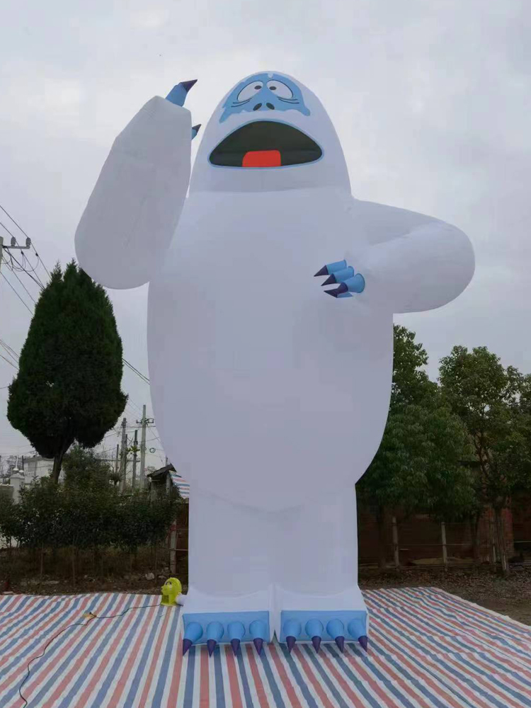 Christmas Decoration Lighted Bumble The Abominable Inflatable Snowman Monster Giant Snow monster For outdoor events