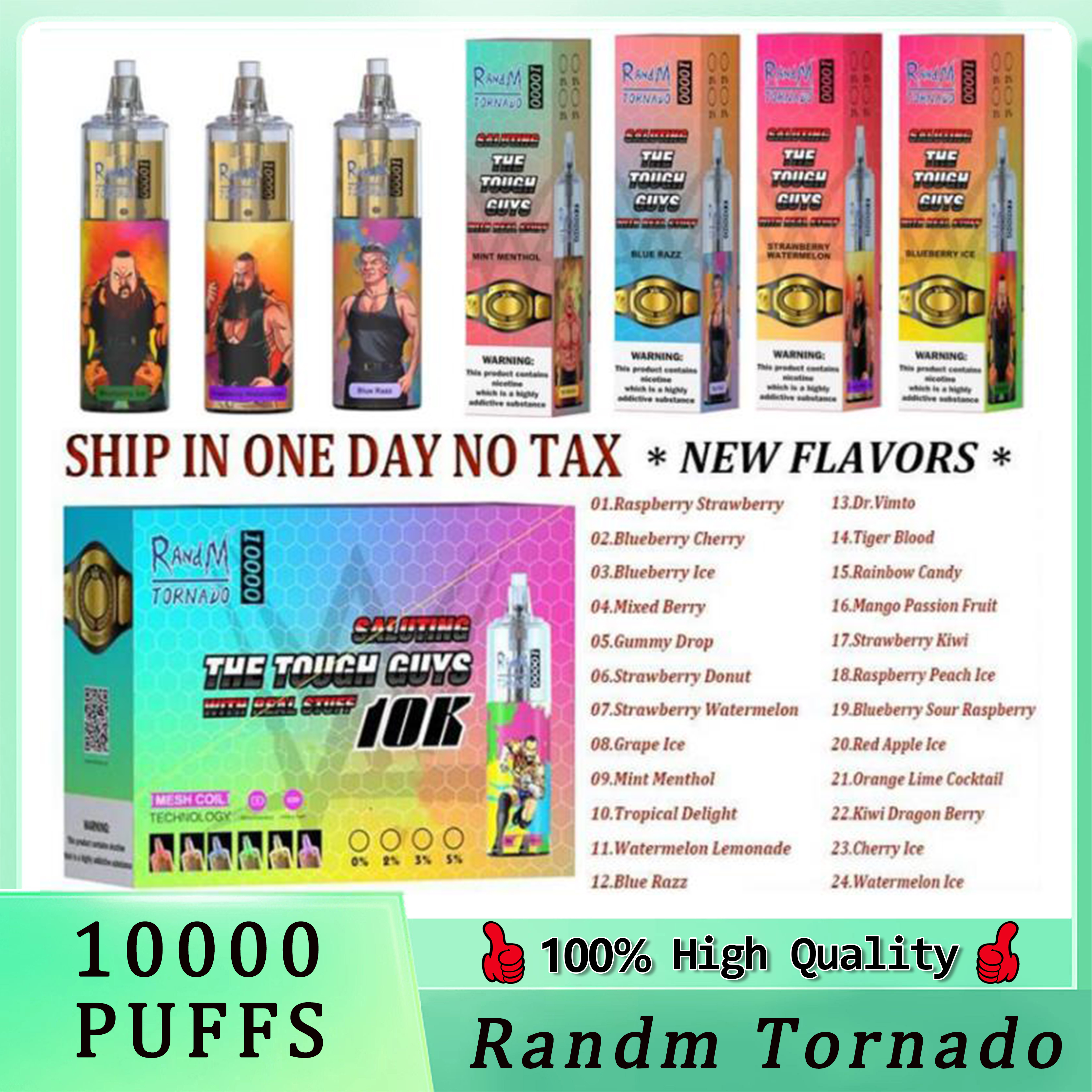 Authenic RandM Tornado 10000 Puffs Disposable Vape Pen E Cigarette With 1000 Mah Rechargeable Battery Airflow Control Mesh Coil 10K 20ml Prefilled Pod 24 Flavors
Authenic RandM Tornado 10000 Puffs Disposable Vape Pen E Cigarette With 1000 Mah Rechargeable Battery Airflow Control Mesh Coil 10K 20ml Prefilled Pod 24 Flavors