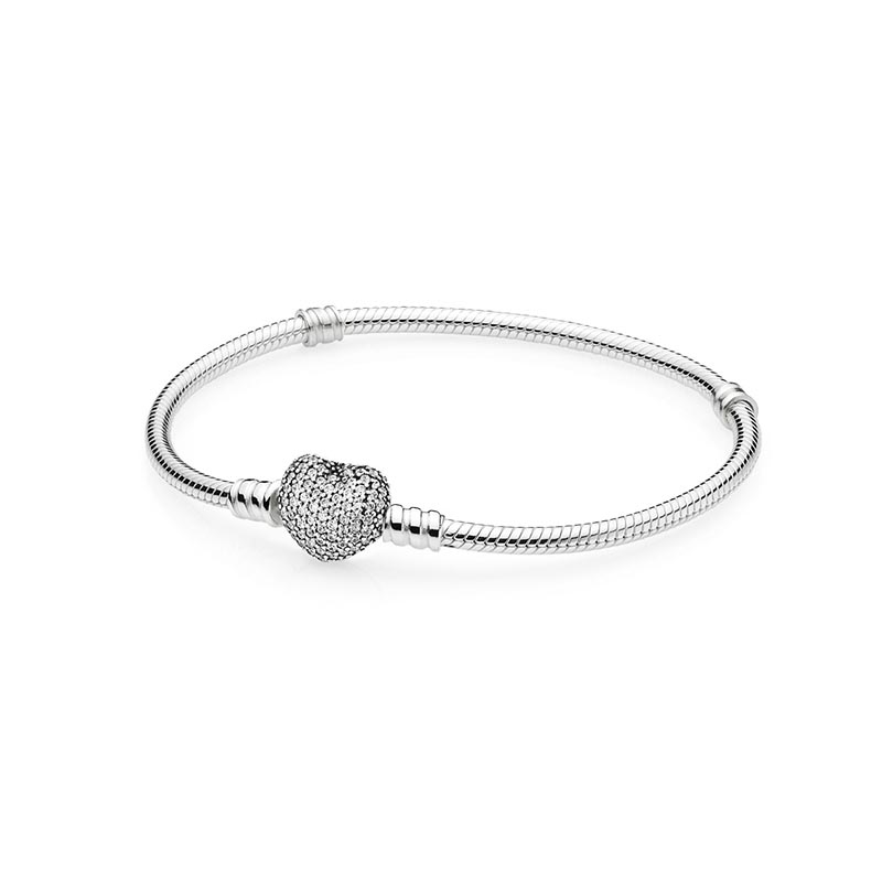CZ Diamond Pave Hearts Charm Bracelets for Pandora Authentic Sterling Silver Wedding Jewelry For Women Snake Chain Charms Bracelet with Original Box Set
CZ Diamond Pave Hearts Charm Bracelets for Pandora Authentic Sterling Silver Wedding Jewelry For Women Snake Chain Charms Bracelet with Original Box Set