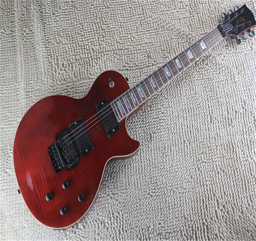 Wholesale lp custom Floyd Rose Bridge EMG Active Pickup Black 9V Battery red Electric Guitar
Wholesale lp custom Floyd Rose Bridge EMG Active Pickup Black 9V Battery red Electric Guitar