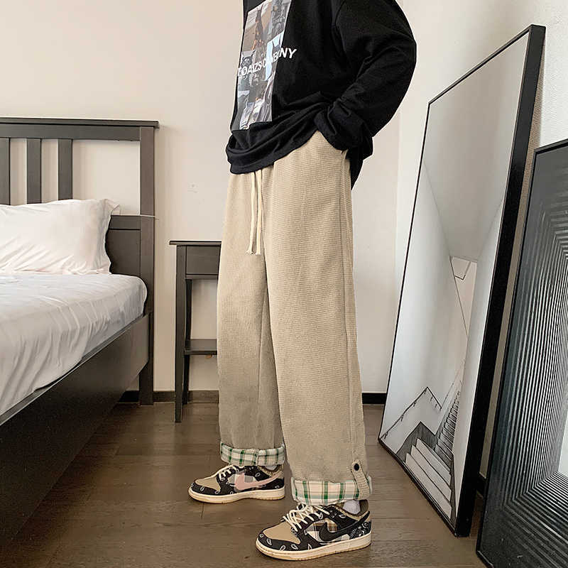 Men's Pants Men Ins Fashion Design Teens All-match Preppy Style Stylish Streetwear Popular Casual Trendy Ulzzang Handsome Daily Y2302